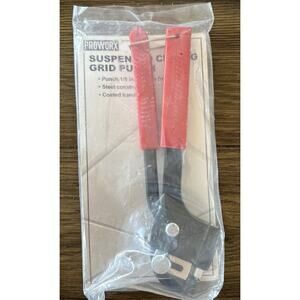 Grid Punch Suspended Ceiling Installation Tool 1/8 Hole Pliers Rivet Repair